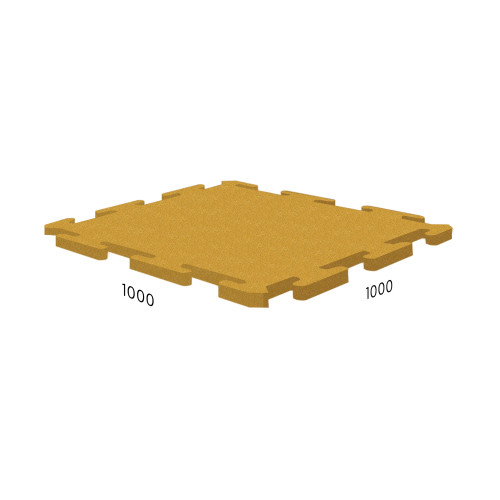 Резиновое покрытие Rubblex Active Puzzle 1000x1000