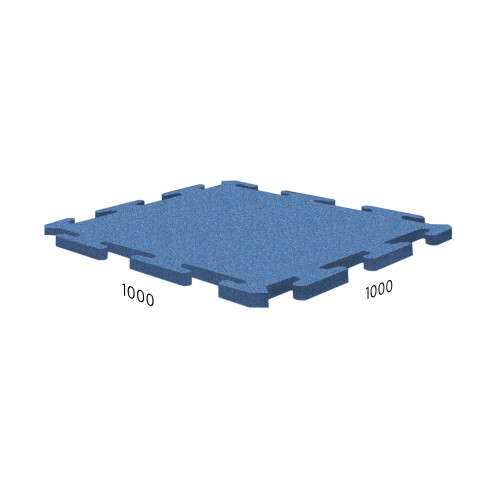Резиновое покрытие Rubblex Active Puzzle 1000x1000