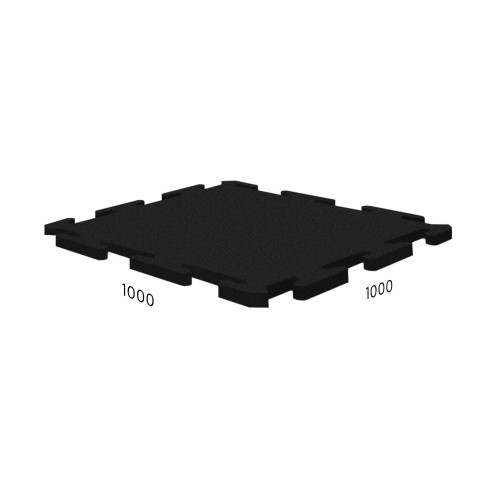 Резиновое покрытие Rubblex Active Puzzle 1000x1000